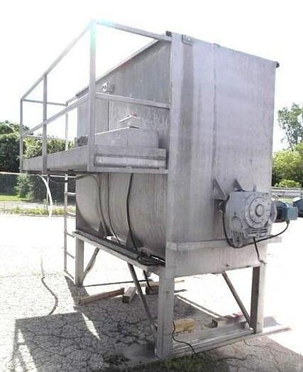 Used 200 CU FT Stainless Steel Sanitary Liquids/Powder Paddle/Ribbon Blender