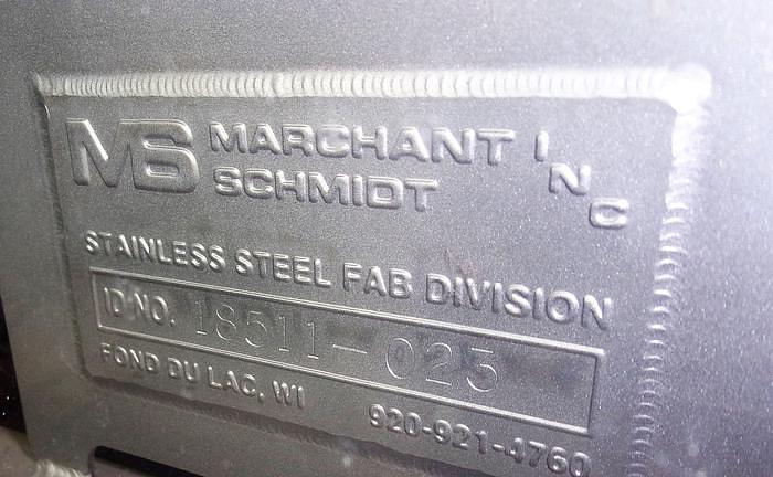 Used Marchant Schmidt Accumulation and Diverger Conveyor Stainless Steel Sanitary