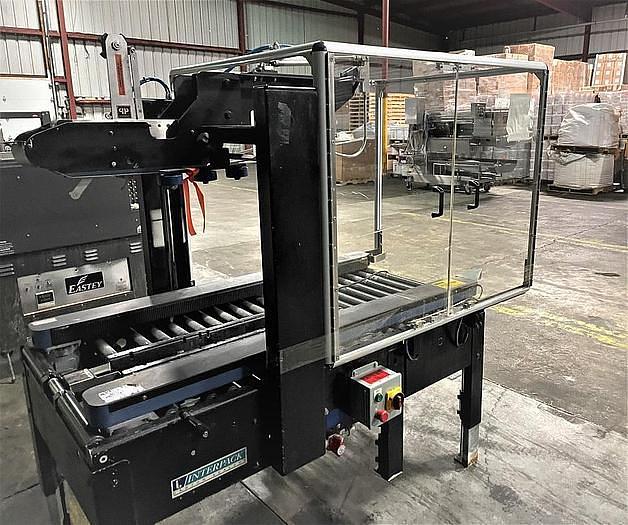 Used Interpack Case Sealer Taper Model UA 262024-B Top and Bottom with Autoflap