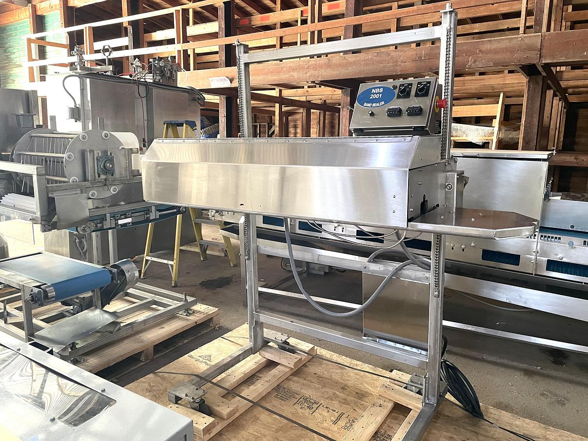 Used NBS Continuous Band Sealer Model NBS 2001 All Stainless Steel