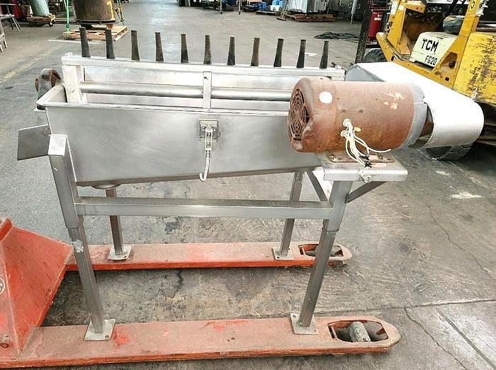 Used Poultry Processing Equipment Gizzard Washer/Cleaner Model MC-2 Stainless Steel