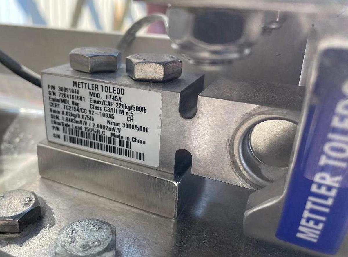 Used MARCHANT SCHMIDT STAINLESS STEEL SANITARY INCLINE SCREW FEEDERS 3 INCH