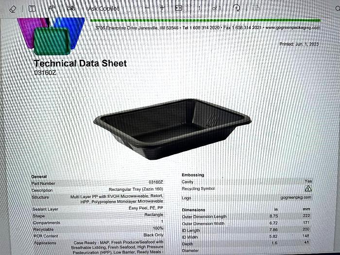Used Ilpra Foodpack Energy V/G Gas Flushed Tray Sealer