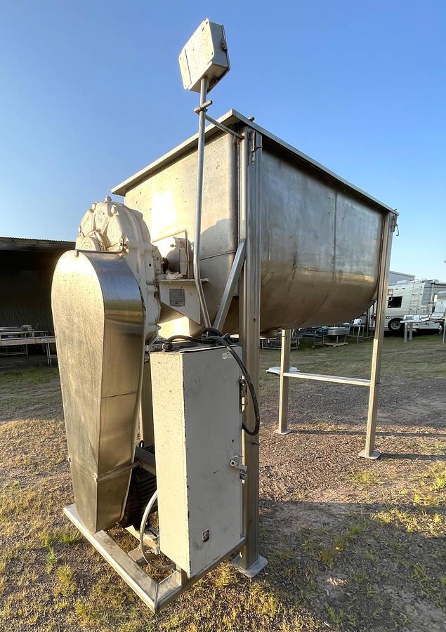 Used Strong Scott 60 Cu. Ft. Stainless Steel Sanitary Double Ribbon Blender