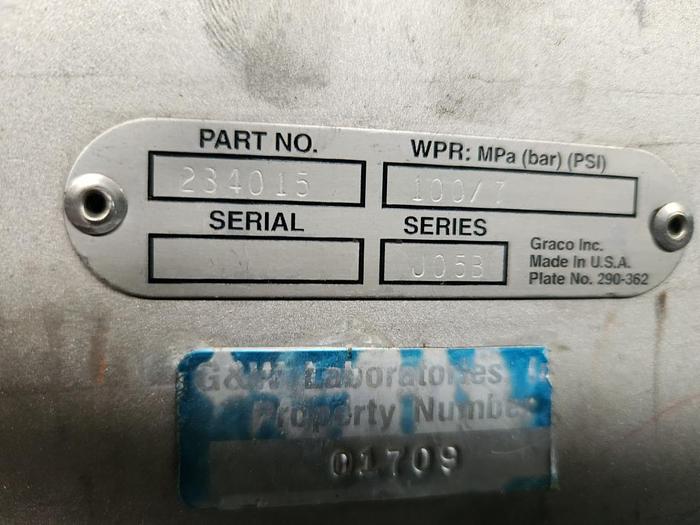 Used Stainless Steel Graco Monarch Barrel / Drum Pump