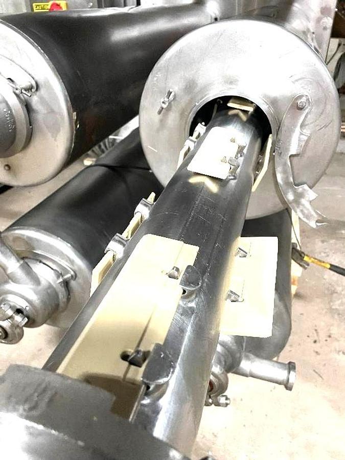 Used Cherry-Burrell Thermutator Model SPL672L Scraped Surface Heat Exchanger (6) Tube Thermutator