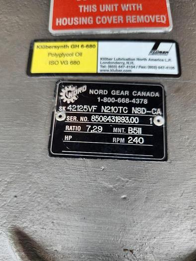 Used Chemetron Twin Tube Votator 6 X 72 Stainless Steel Sanitary