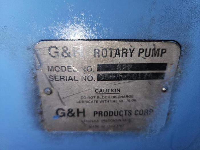 Refurbished 4 Inch (Alfa Laval) G&H Stainless Steel Sanitary Positive Displacement Pump