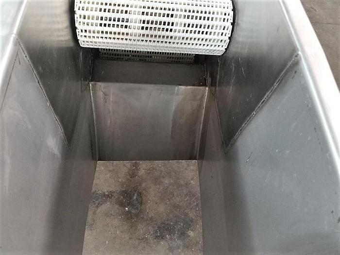 Used Marchant Schmidt 12 Inches Wide X 130 Inches Long Incline Cleated Intralox Belt Conveyor Stainless Steel Sanitary