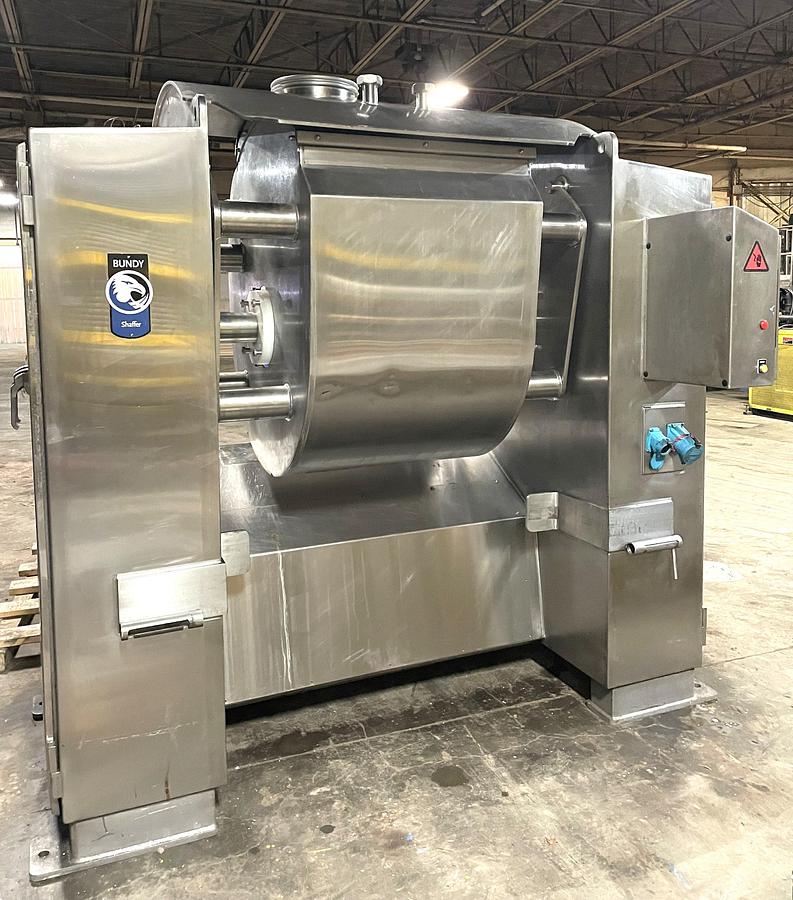 Used Bundy Shaffer Stainless Steel Sanitary Triple Roller Arm Blender