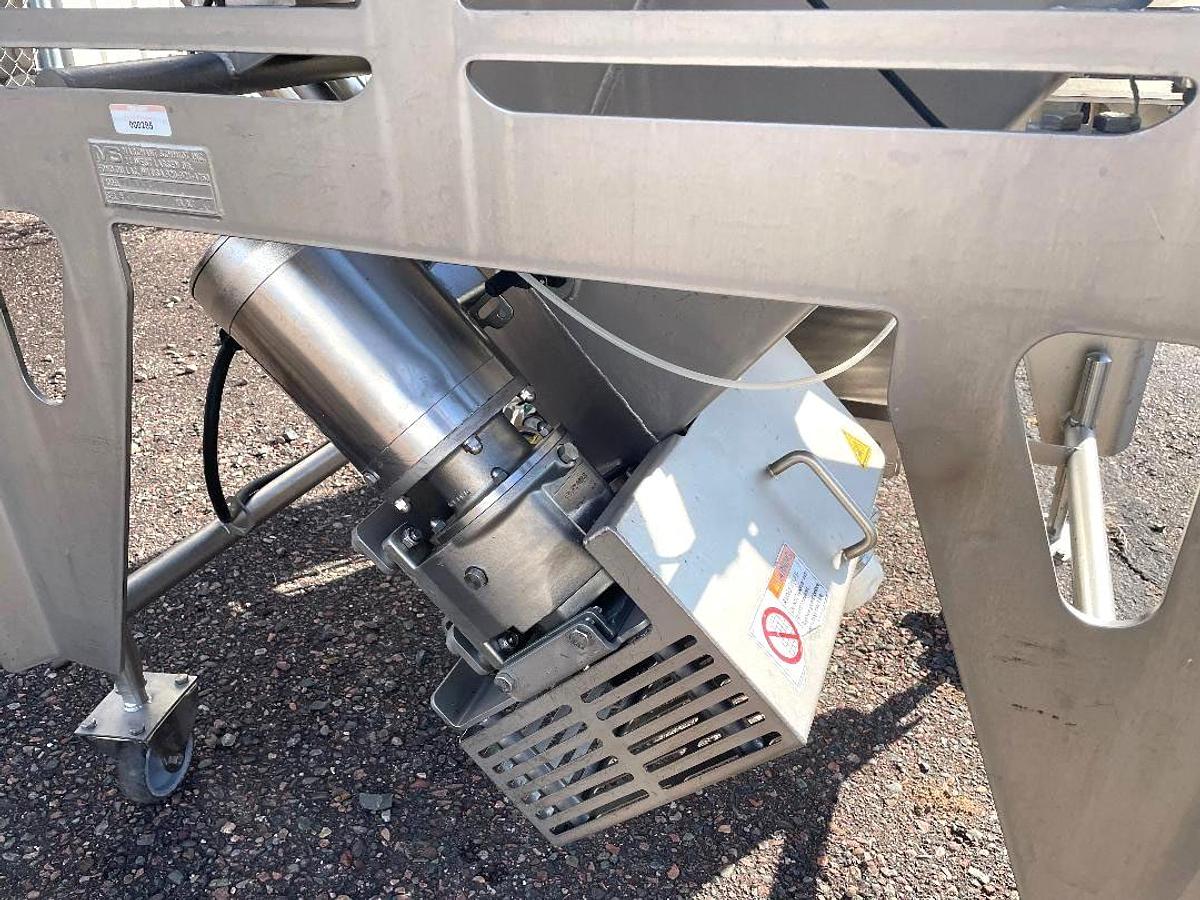 Used MARCHANT SCHMIDT STAINLESS STEEL SANITARY INCLINE SCREW FEEDERS 3 INCH