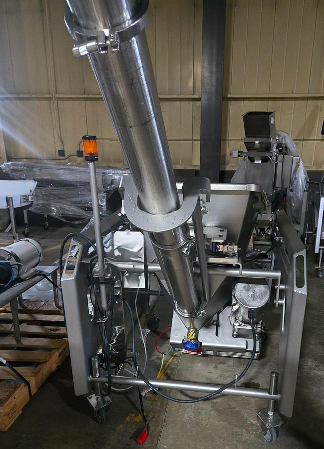 Used MARCHANT SCHMIDT STAINLESS STEEL SANITARY INCLINE SCREW FEEDERS 3 INCH
