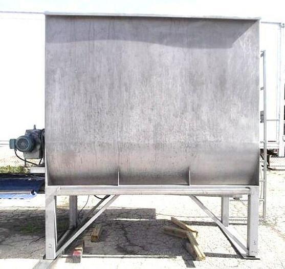 Used 200 CU FT Stainless Steel Sanitary Liquids/Powder Paddle/Ribbon Blender