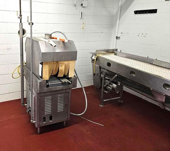 Used Cryovac Stainless Steel Steam Shrink Tunnel