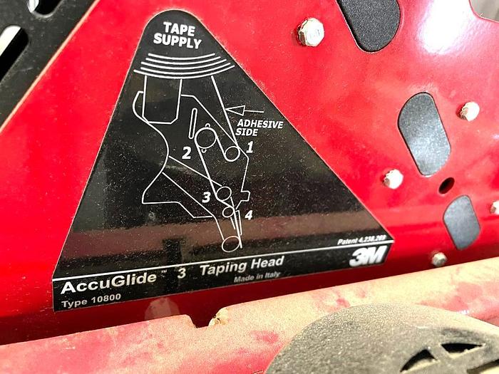 Used 3M Matic 800AF Adjustable Flap Folding Case Sealer w/ AccuGlide 3" Top Tape Head 2016