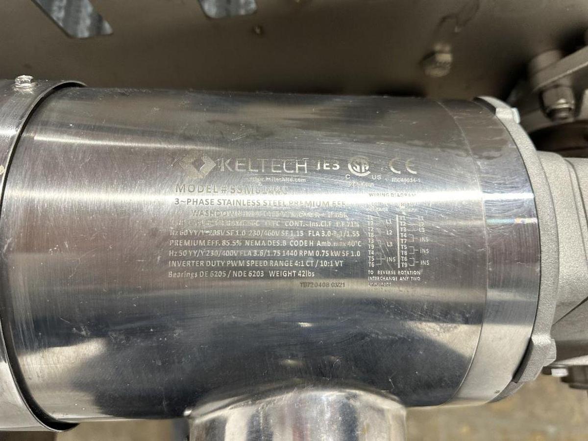 Used Friesens Stainless Steel Sanitary Incline Belt Conveyor 42 Inches X 235 Inches