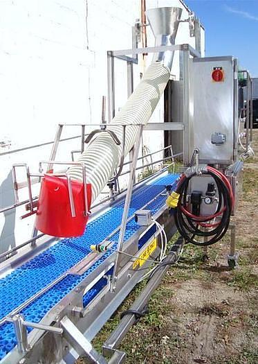 Used Food Process Systems Stainless Steel Sanitary Box Filler