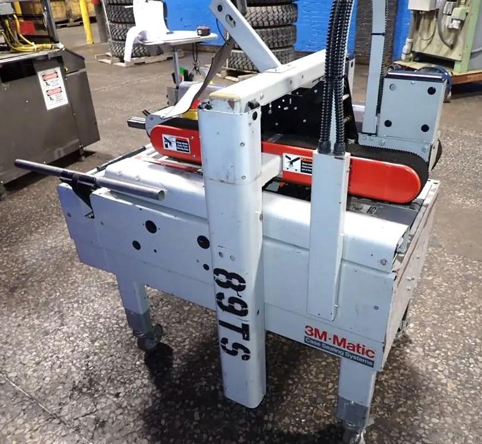 Used 3M-Matic™ 700r Semi-Automatic Random Case Sealer Top and Bottom