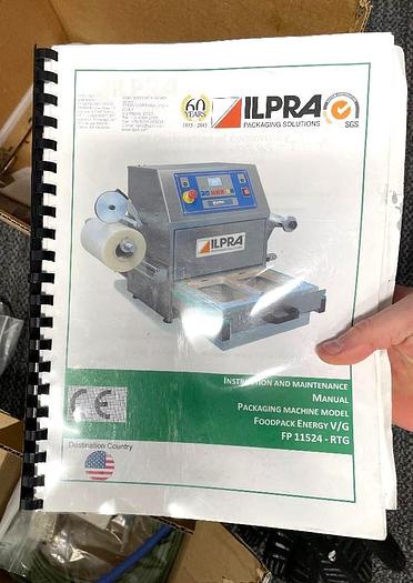 Used Ilpra Foodpack Energy V/G Gas Flushed Tray Sealer