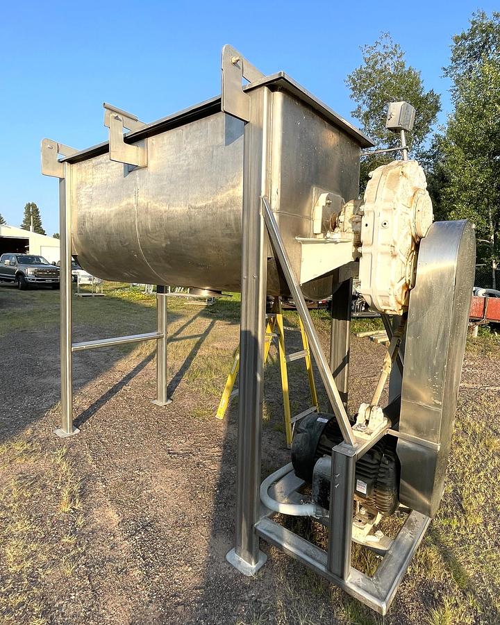 Used Strong Scott 60 Cu. Ft. Stainless Steel Sanitary Double Ribbon Blender