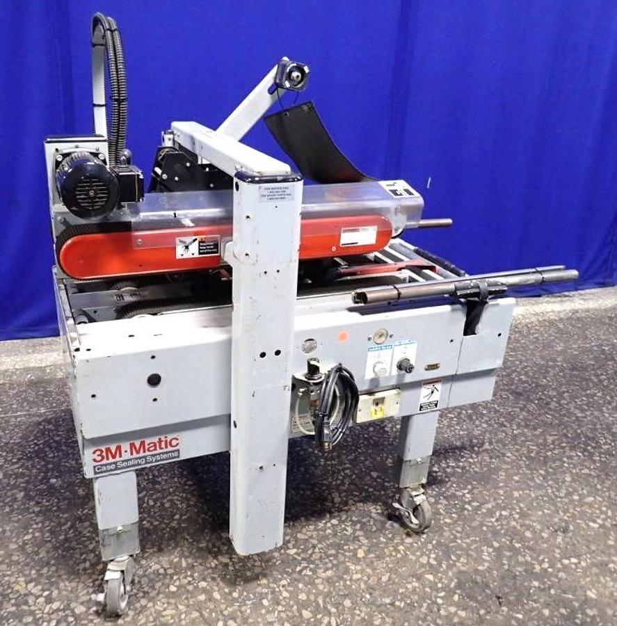 Used 3M-Matic™ 700r Semi-Automatic Random Case Sealer Top and Bottom