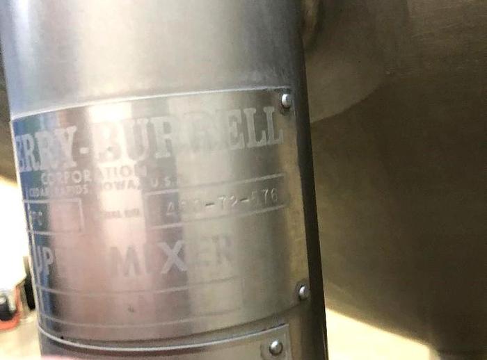 Used Cherry Burrell 400 Gallon Dual Motion Scrape Agitated Super Mixer Blending Tank