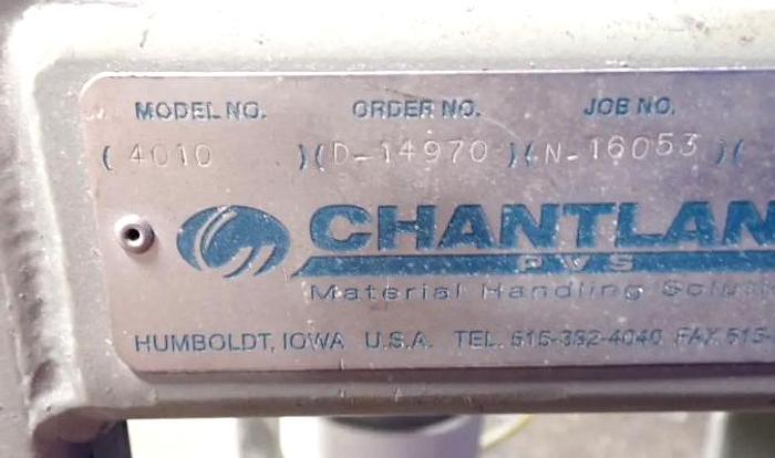 Used Chantland Model 4010 Rapid Flow Impeller Bag Filler