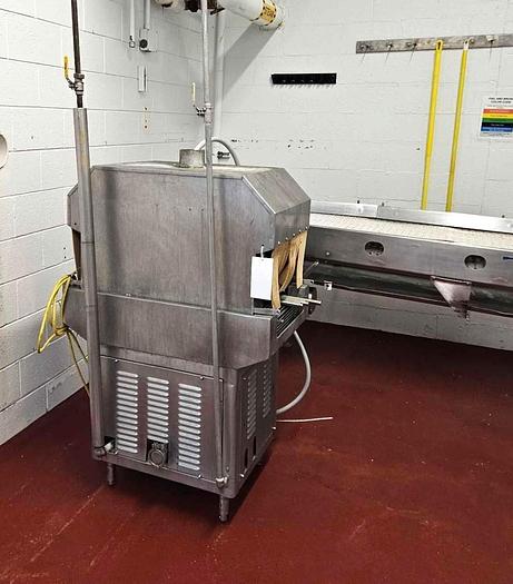 Used Cryovac Stainless Steel Steam Shrink Tunnel