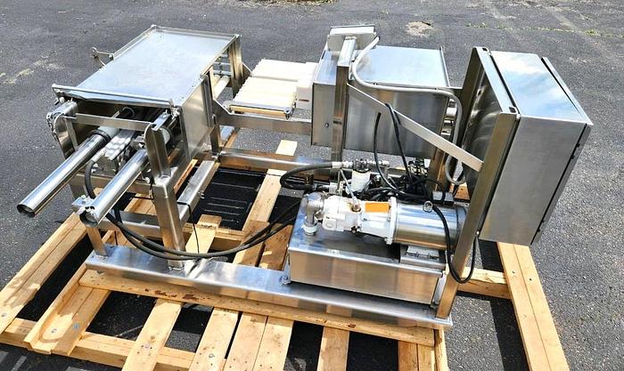 Used Loos 2-Way Stainless Steel Sanitary Cheese Cutting System Self Contained