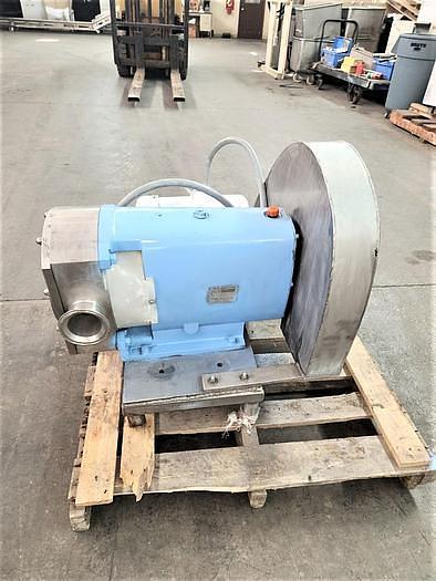Refurbished 4 Inch (Alfa Laval) G&H Stainless Steel Sanitary Positive Displacement Pump