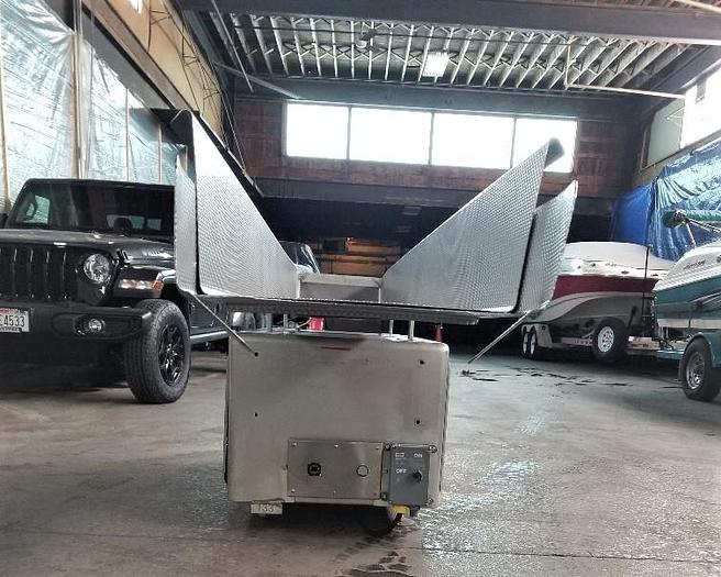 Used Vibratory Scale Feeder 16 Inches Wide X 112 Inches Long Stainless Steel Sanitary