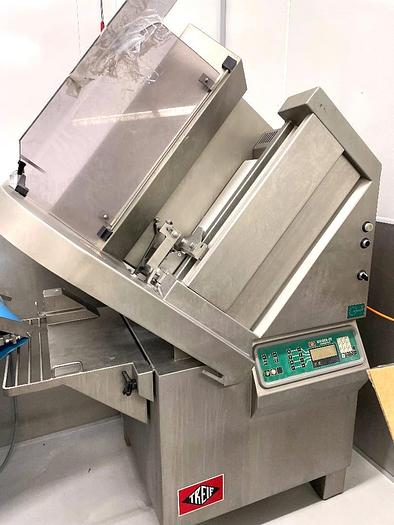 Used Treif 2451 Divider CE Compact Slicer Stainless Steel Sanitary Complete with takeaway conveyor