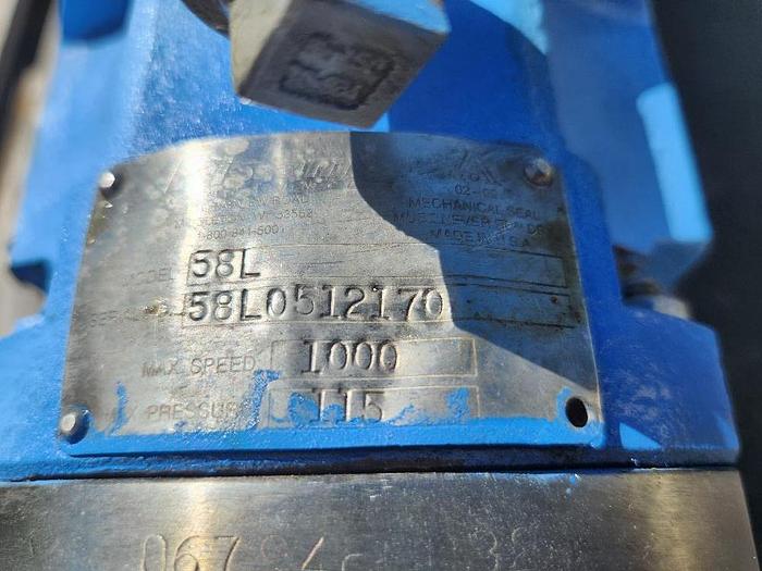 Used Fristam Stainless Steel Sanitary Positive Displacement Pump Model 58L