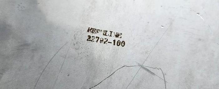 Used 22 Inch Wide Stainless Steel Sanitary Incline Cleated Blue Belt Conveyor