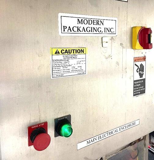 Used Modern Packaging Model SR-8DC 8 Head Rotary Cup Filler Sealer