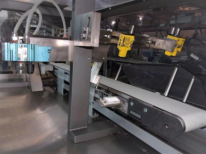 Used Dorner Inspection Conveyor 3 1/2 Inches Wide X 36 Inches Long with Markem 9840 Coder Stainless Steel