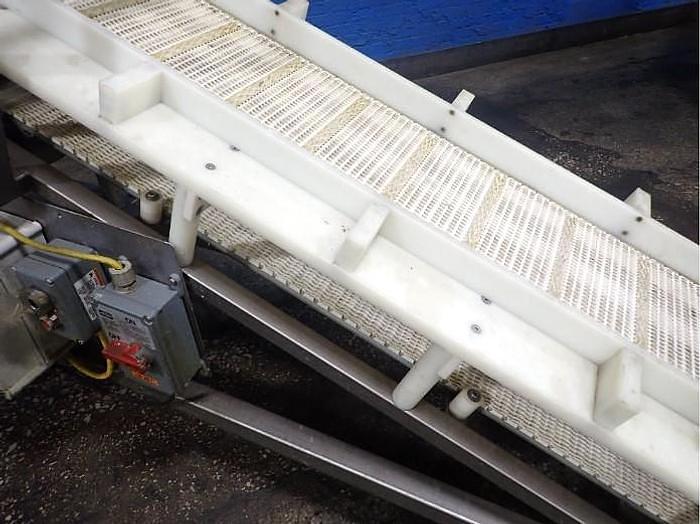Used Mettler Toledo Safeline Metal Detector Incline Cleated Belt 14 Inches X 4 Inches High Aperture