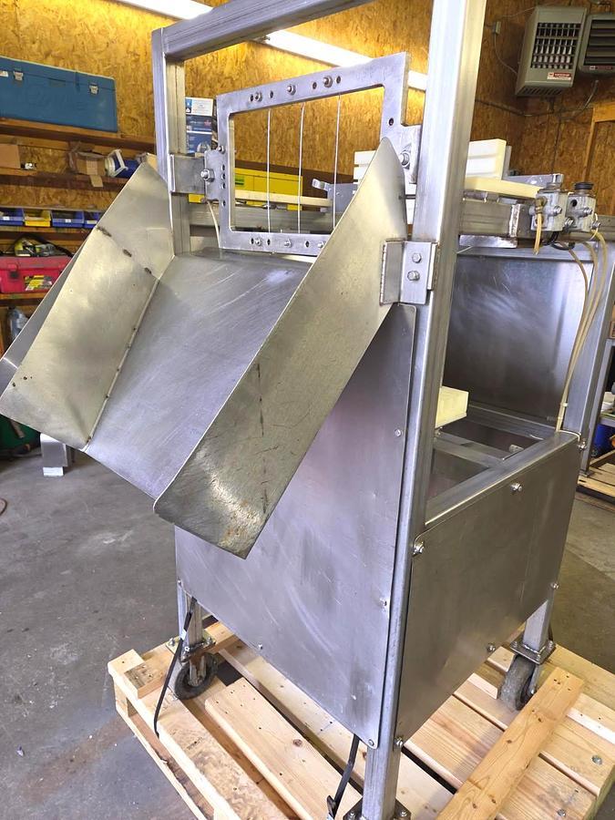 Used GMC Tu Way 40 Pound Block Cheese Cutter Stainless Steel Sanitary