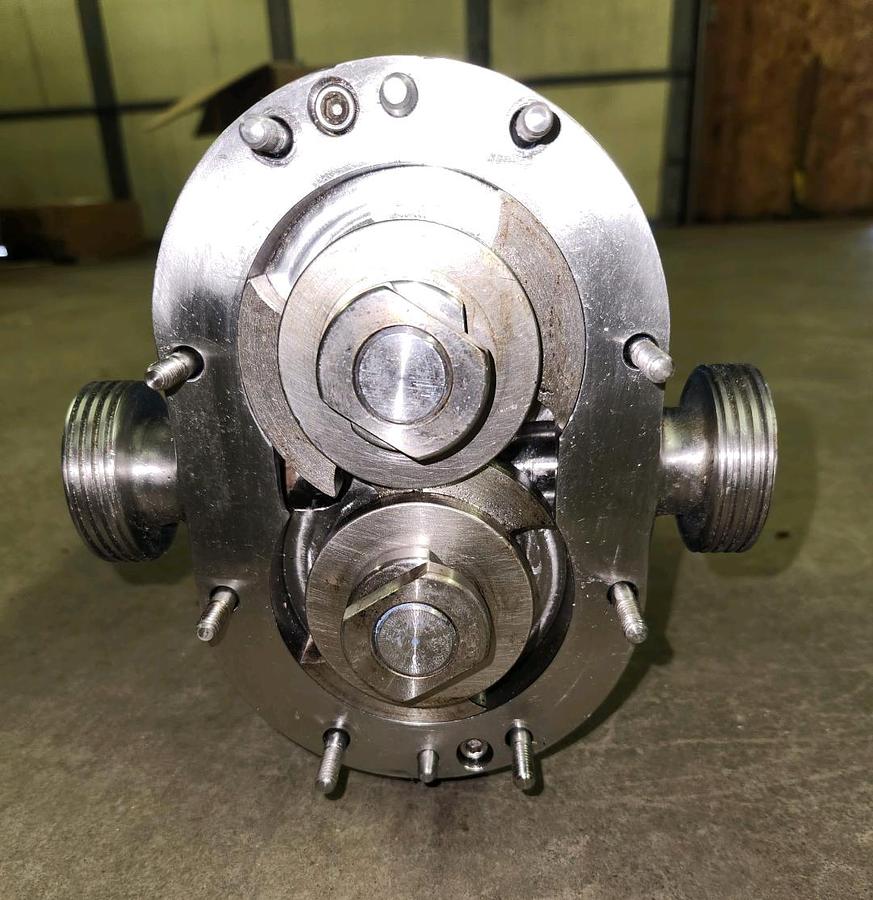 Used Waukesha Model 015 Stainless Steel Positive Displacement Pump