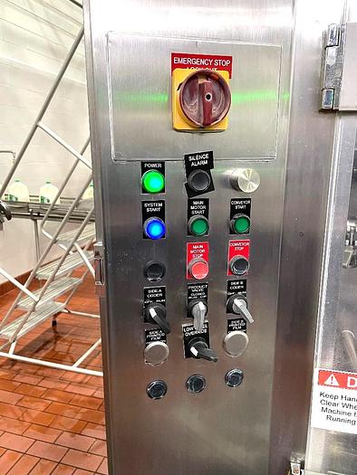 Used Stainless Steel Twin Head Inline Aspetic Bag Filler Mfg by SBM / SAJB Inc