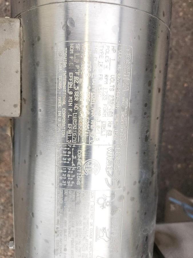 Used 24 Inches Wide X 264 Inches Long Stainless Steel Belt Conveyor