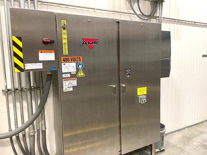 Used AMF 1300 Pound Stainless Steel Triple Roller Bar Mixer