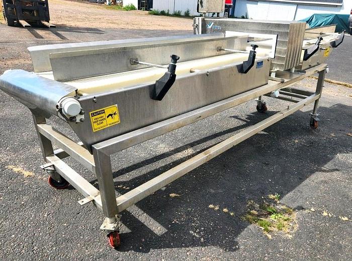 Used Cintex Sentry Metal Detector with Conveyor 5 Inch X 18 Inch Aperture Opening