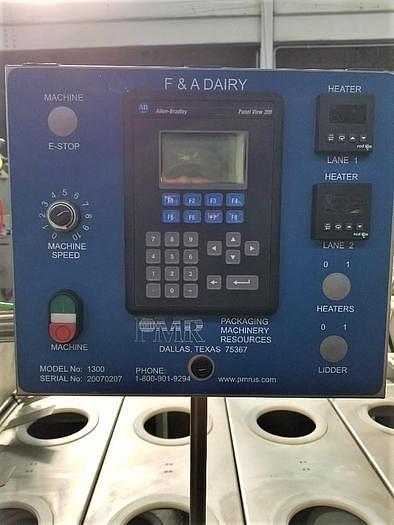 Used PMR Model 1300 Dual Lane Continuous Container Filler Sealer Lidder Stainless Steel Sanitary
