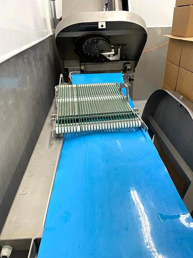 Used Treif 2451 Divider CE Compact Slicer Stainless Steel Sanitary Complete with takeaway conveyor