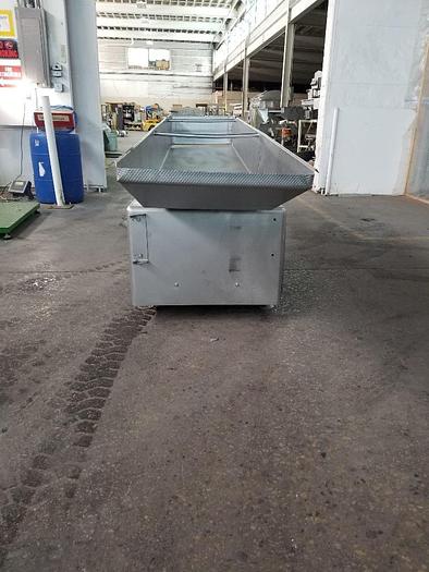 Used Vibratory Scale Feeder 24 Inches Wide X 132 Inches Long Stainless Steel Sanitary