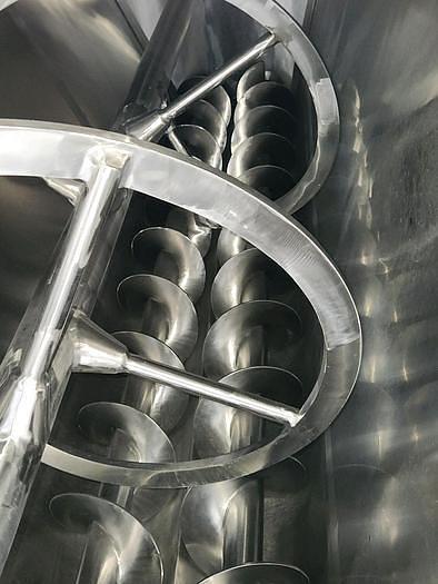 Used 330 cu ft/2500 Gallons Stainless Steel Sanitary Ribbon Blending Hoppers/Tanks