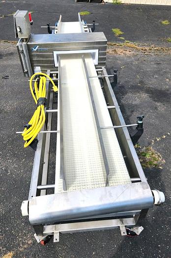 Used Cintex Sentry Metal Detector with Conveyor 5 Inch X 18 Inch Aperture Opening