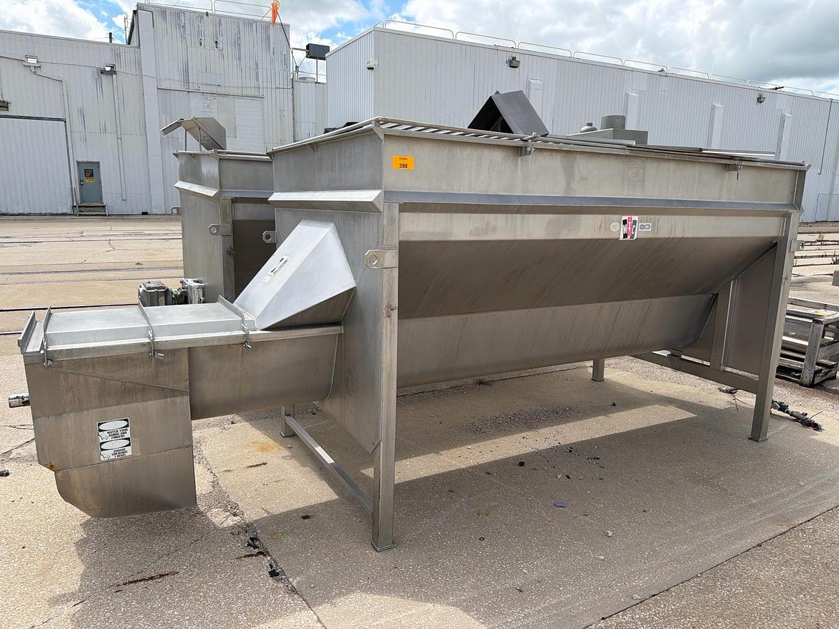 Used MTC Screw Loaders Model MCTS-16-13 Stainless Steel 16 Inch Diameter 7500 Pound Hoppers