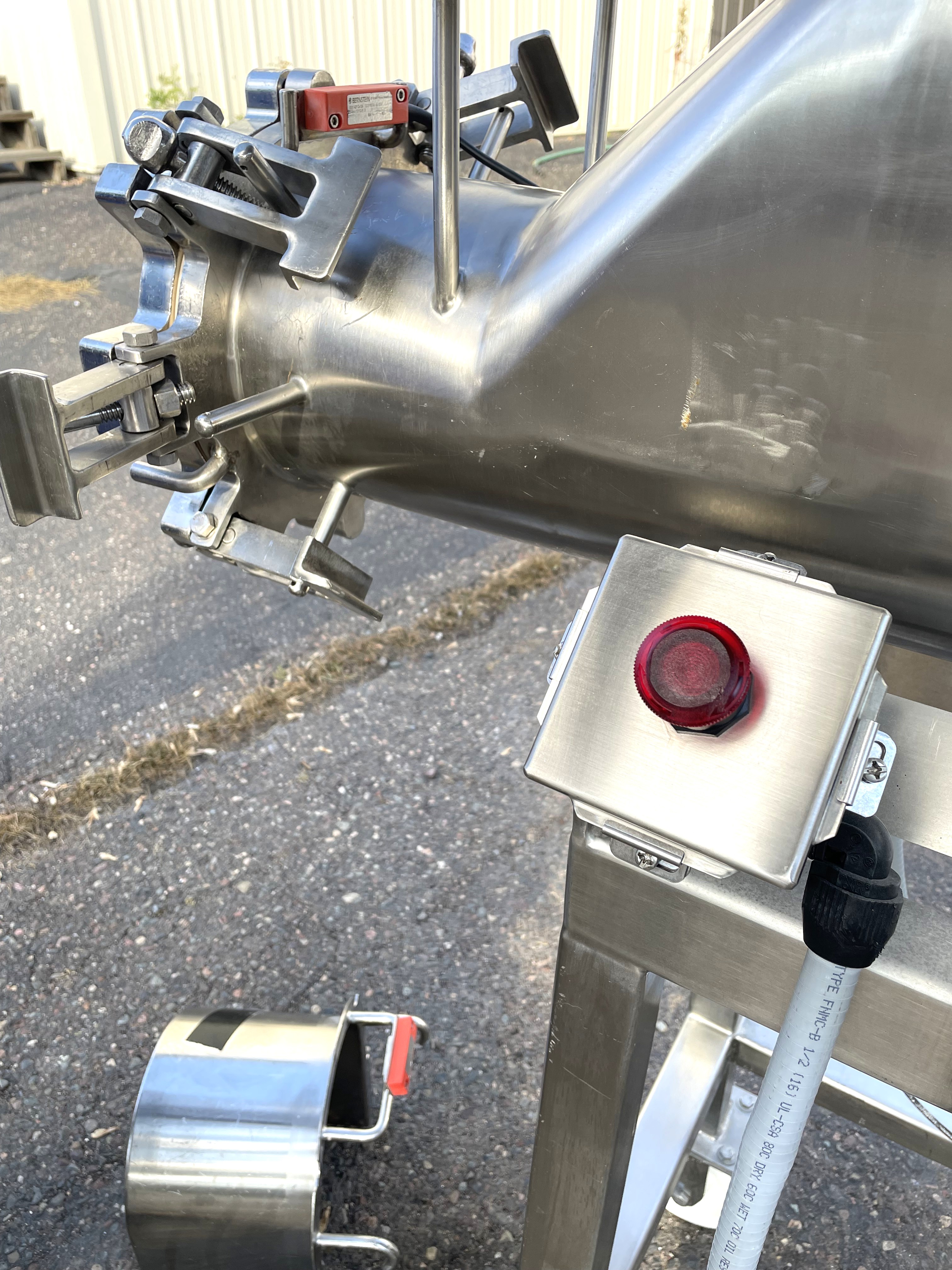 Used Koss Model 8GS Stainless Steel Sanitary Cheese Grinder